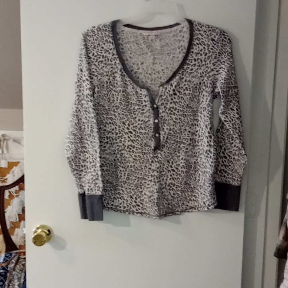 VICTORIA'S Secret Waffle Knit Henley